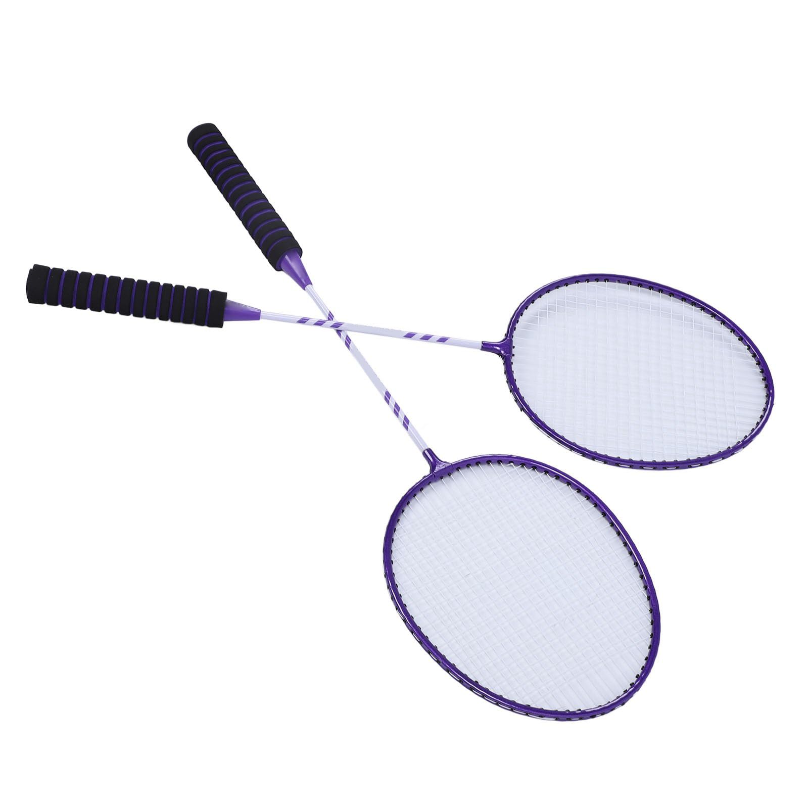 Juego de raquetas de bádminton deportivas, antideslizantes, con pelotas de nailon y bolsa de transporte