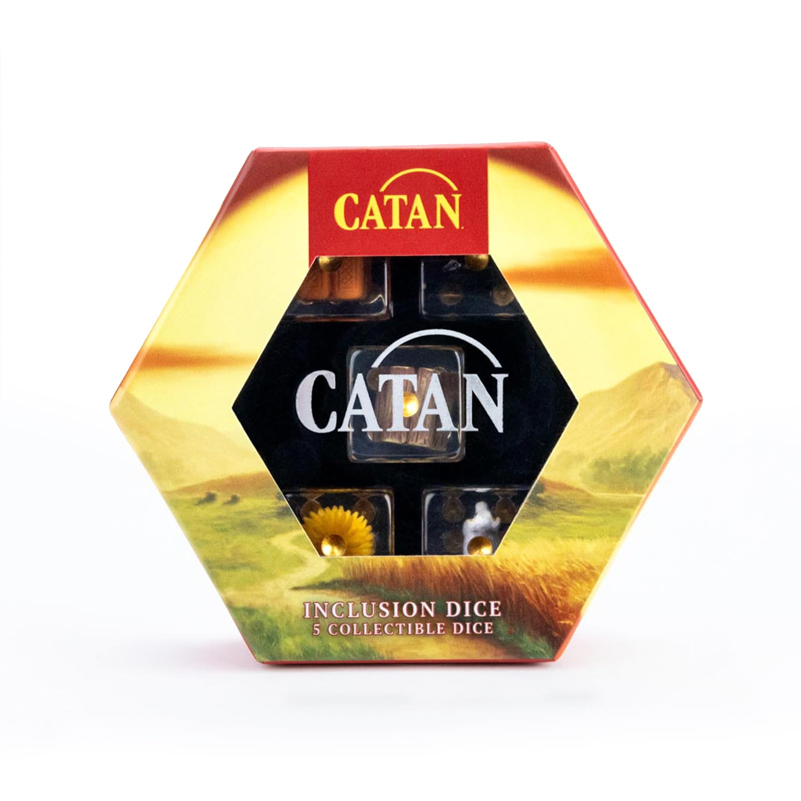 FanRoll Compatible with Catan Inclusion Dice, Set of 5