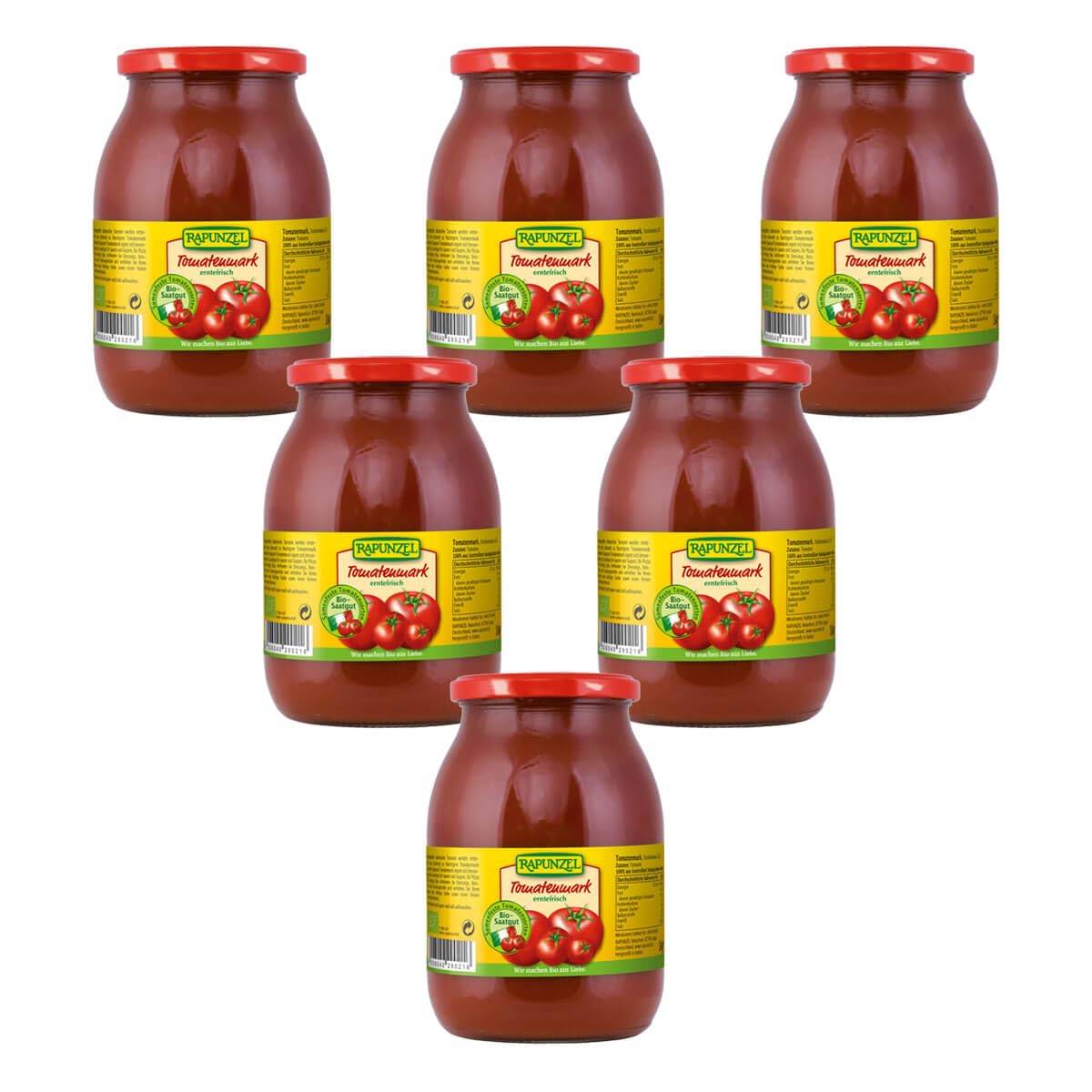 Rapunzel - Tomatenmark 22% Tr.M. - 1 kg - 6er Pack