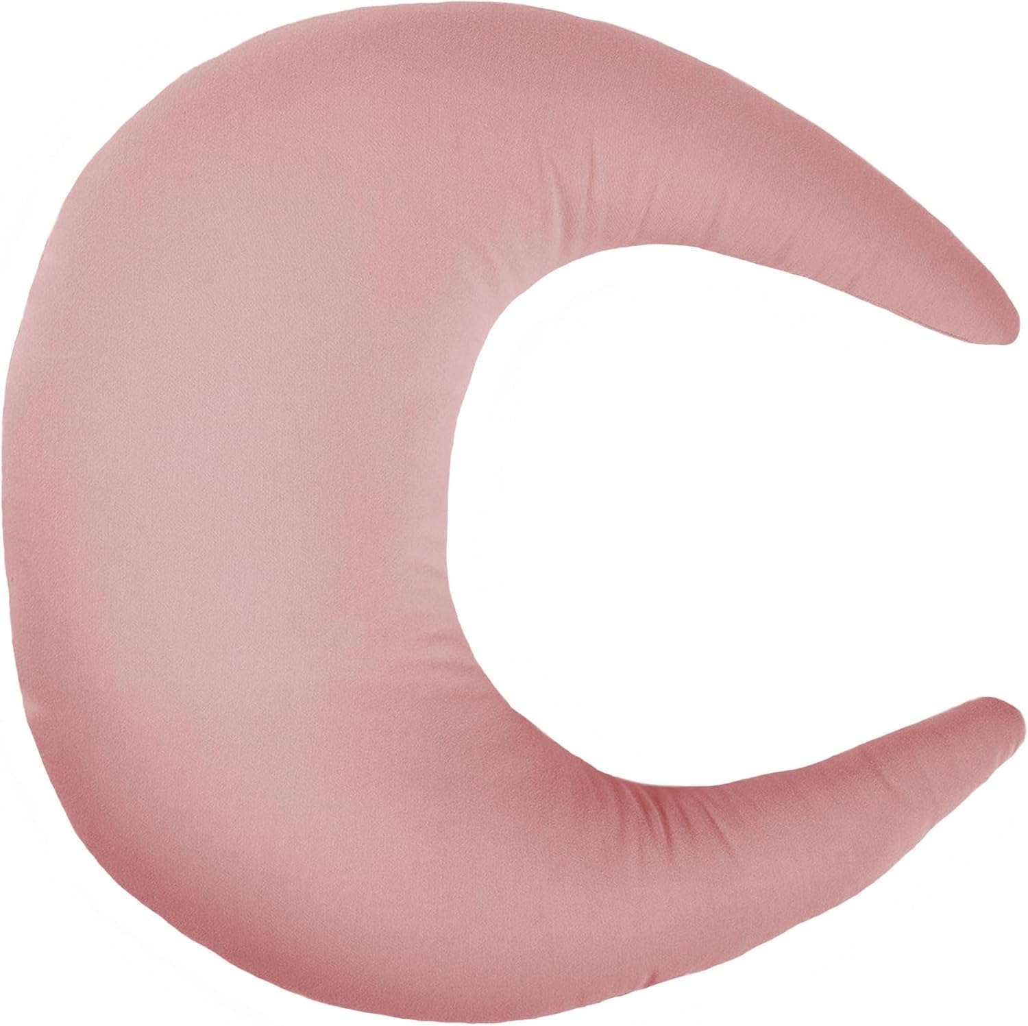 snuggle me® Stillkissen klein - Stillmond mit Stillkissenbezug aus 100% Bio-Baumwolle, Stillhörnchen mit Fiberfill-Faserkern, Maschinenwaschbar & Atmungsaktiv (Gumdrop)