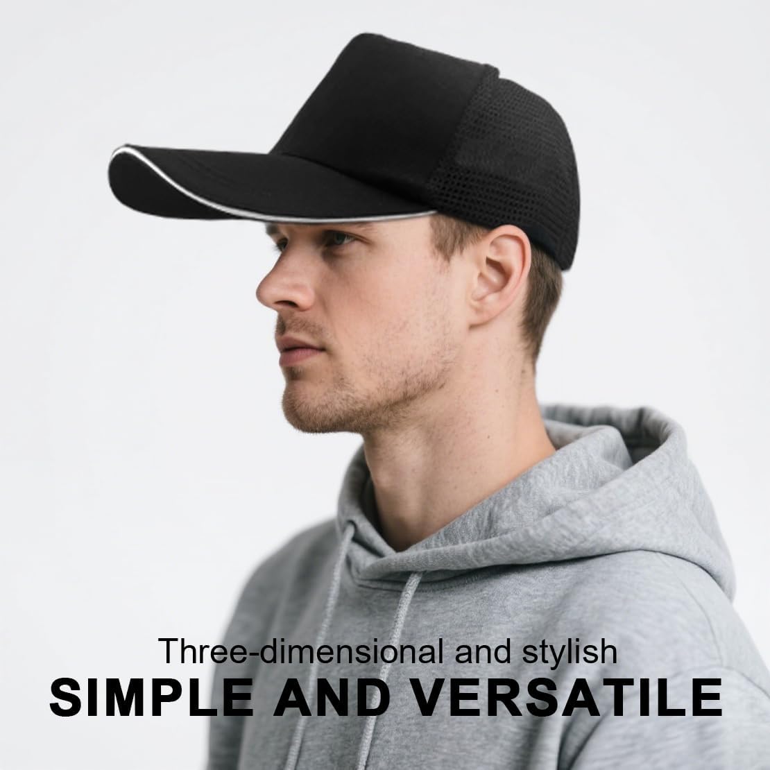 Mesh Trucker Hat Baseball Caps Structured Front Panel Wholesale LOT 24 Pack - Image 5