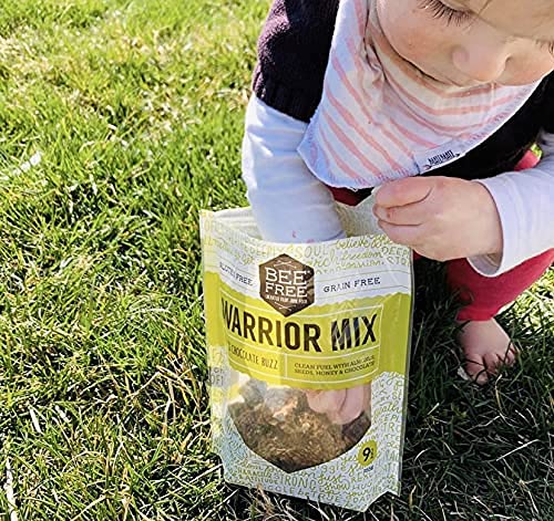 Miniatura 7 de BeeFree Warrior Mix Granola sin gluten  Bocadillos de granola suaves y gruesos granola paleo baja en carbohidratos sin granos sin conservantes sin