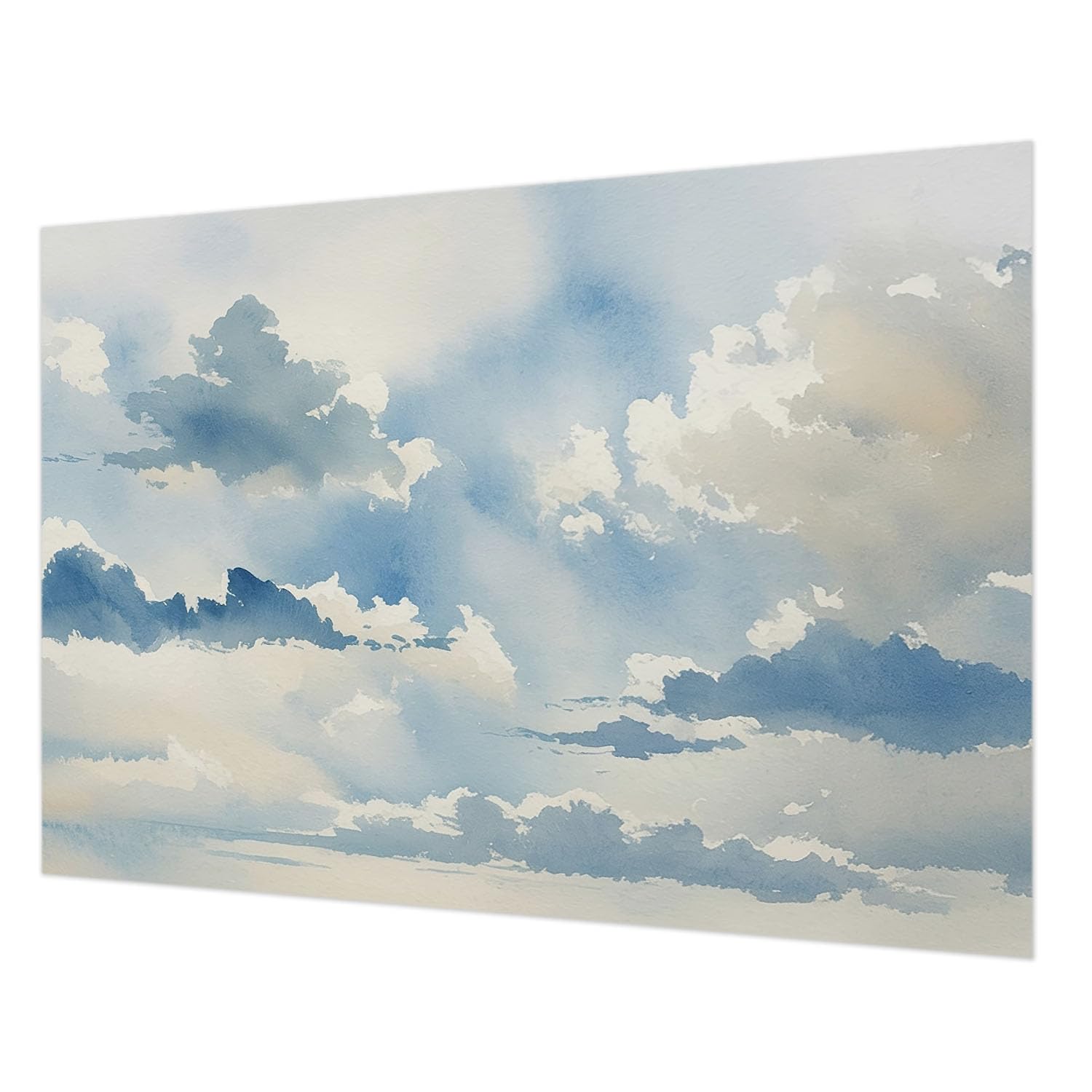 Papier peint intissé nuages célestes 208x146 cm pour salon et chambre