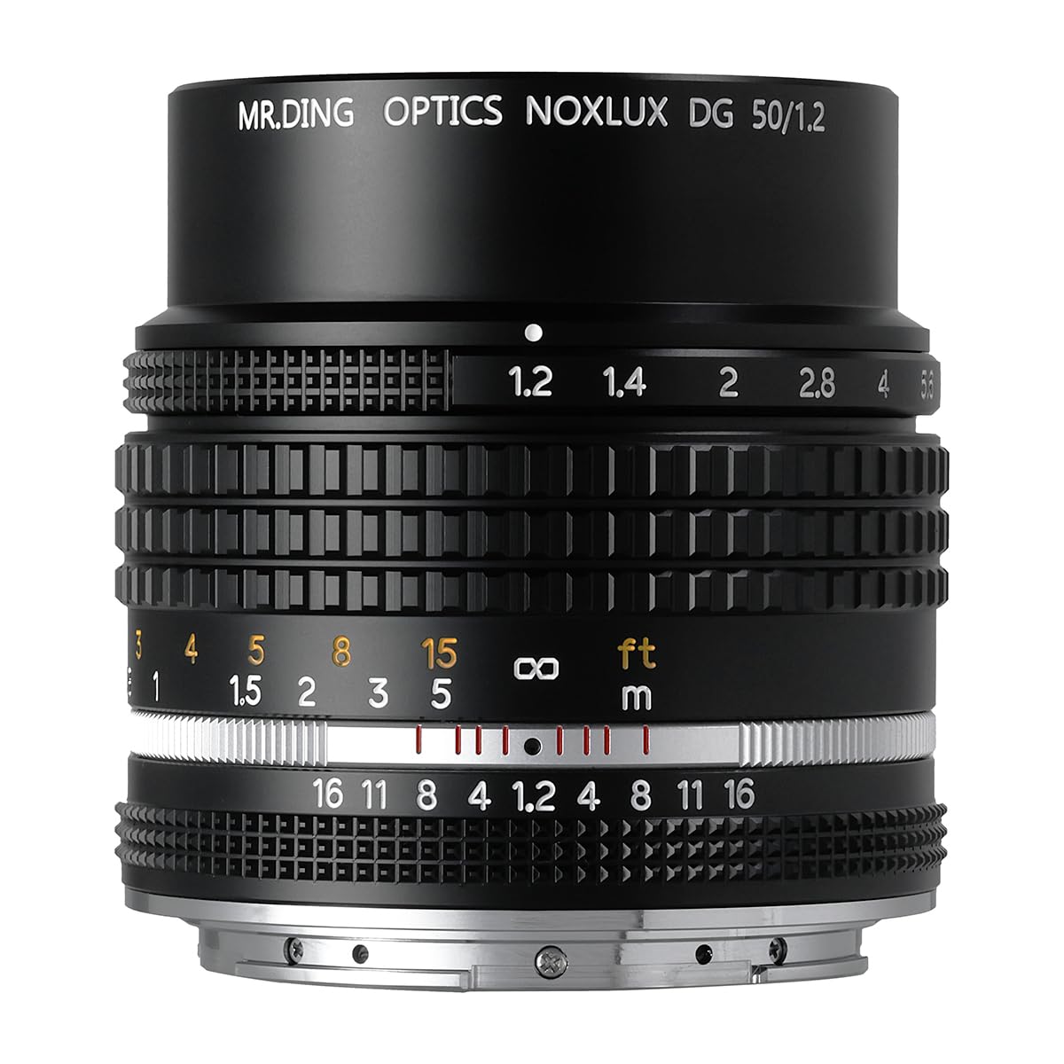 Amazon.co.jp: MR.DING Noxlux DG 50mm F1.2 Zマウント ニコンZ互換 単