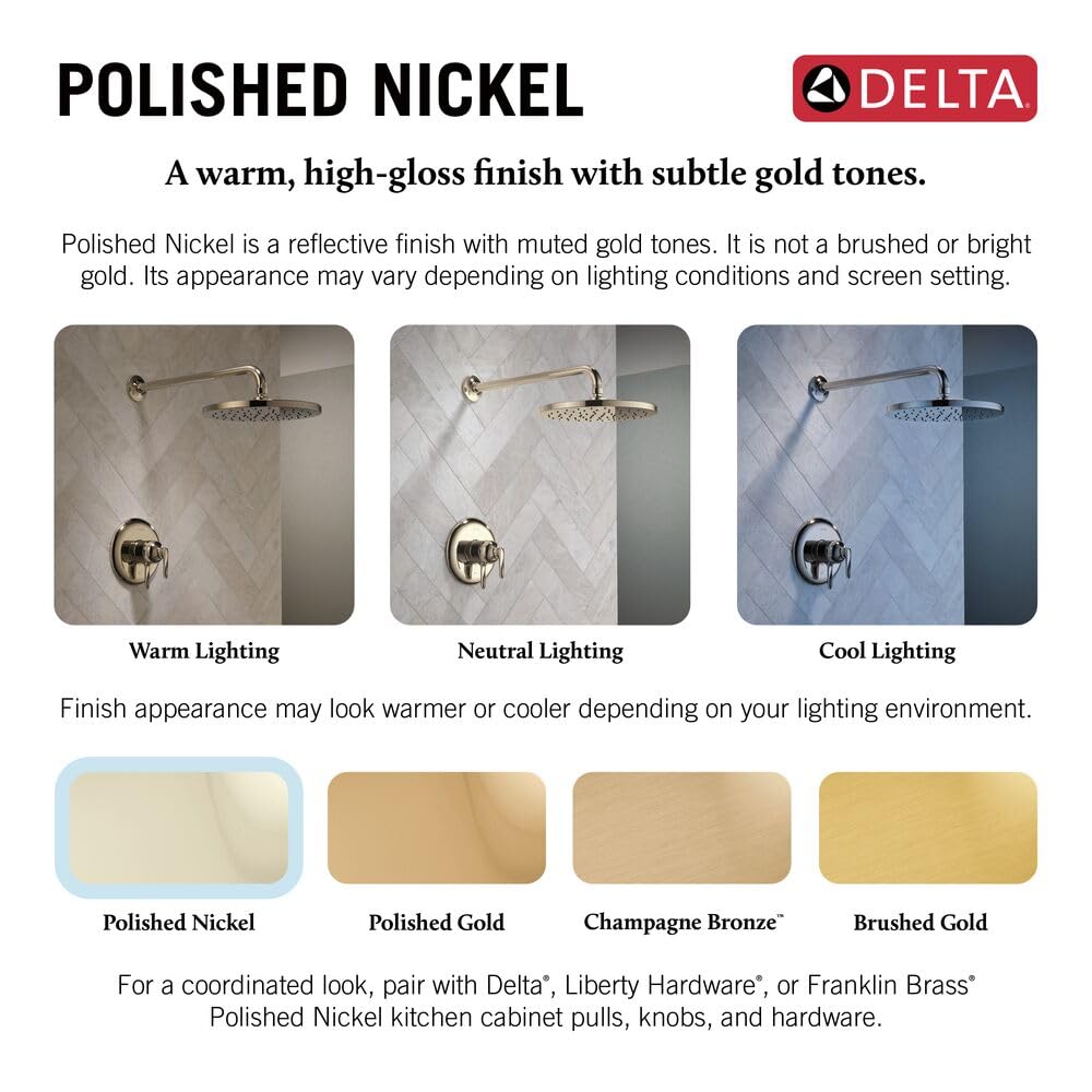 Delta Faucet DT062412-PN - Desagüe de ducha (níquel pulido)