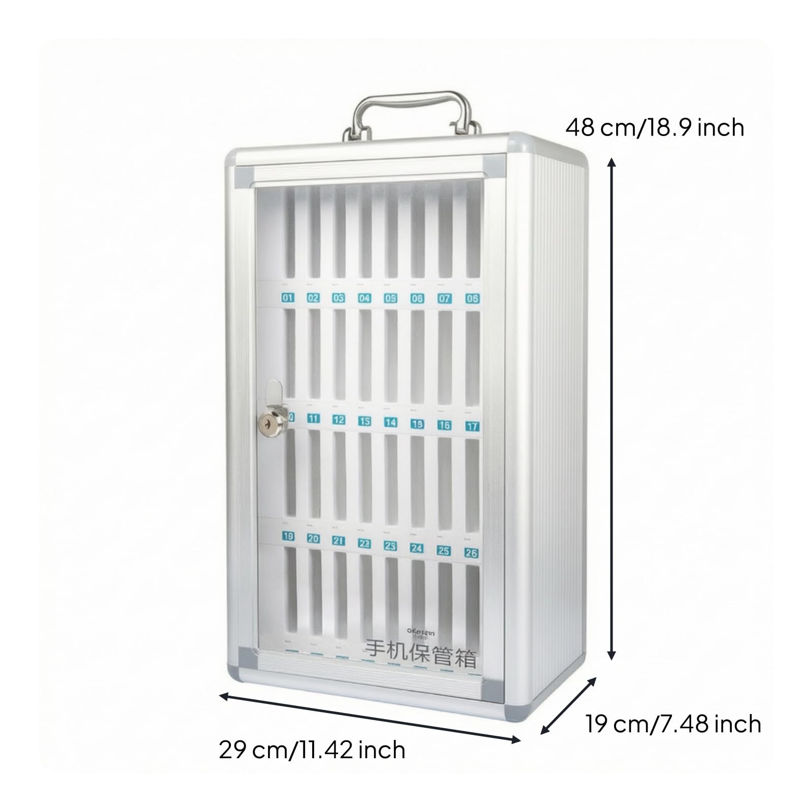 Gralara Boîte Rangement Stable Casier Armoire pour Enseignants, Entreprises, 36 Emplacements