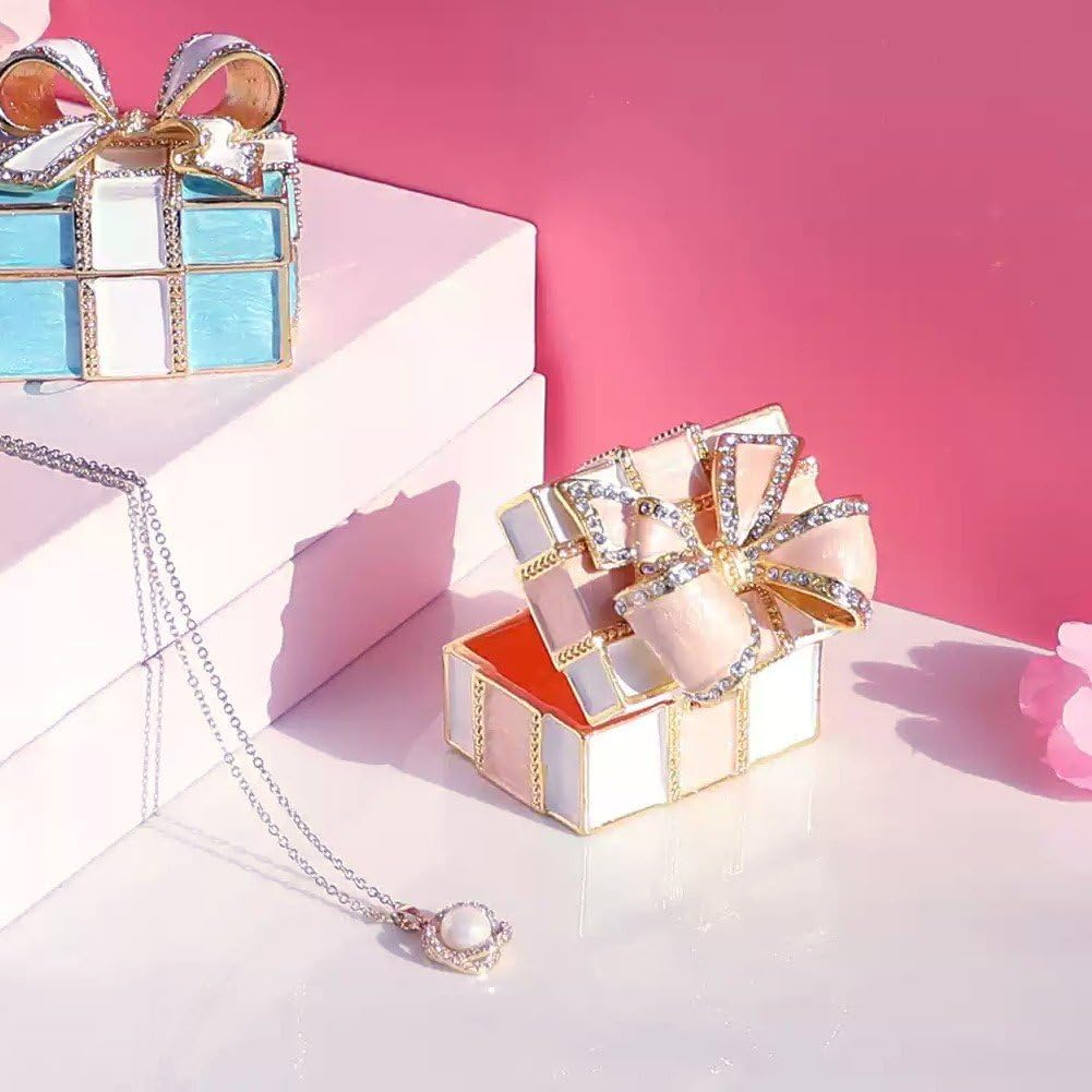 Boîte décorative nœud papillon, le cadeau idéal pour bijoux de femmes
