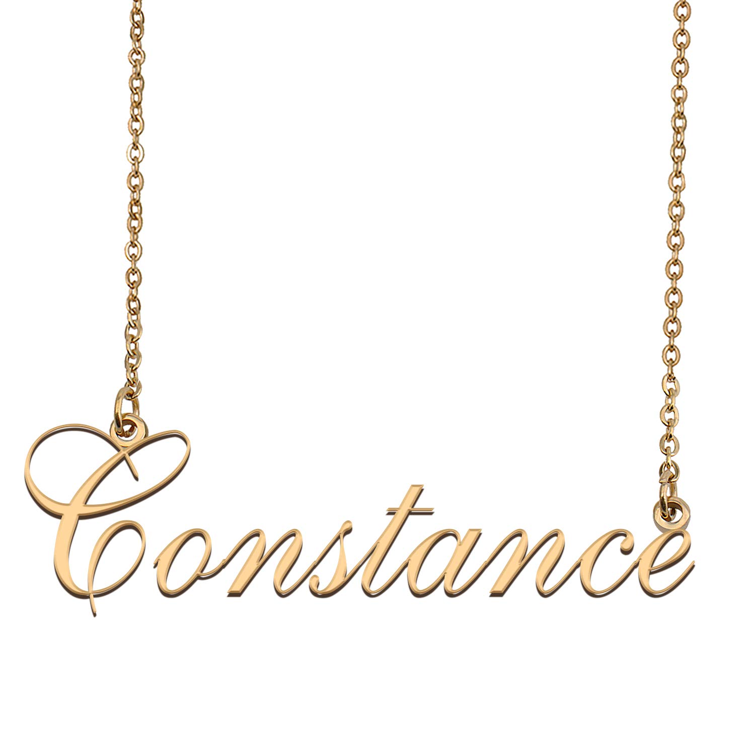 HUAN XUN Personalized Custom Any Name Necklace for Women