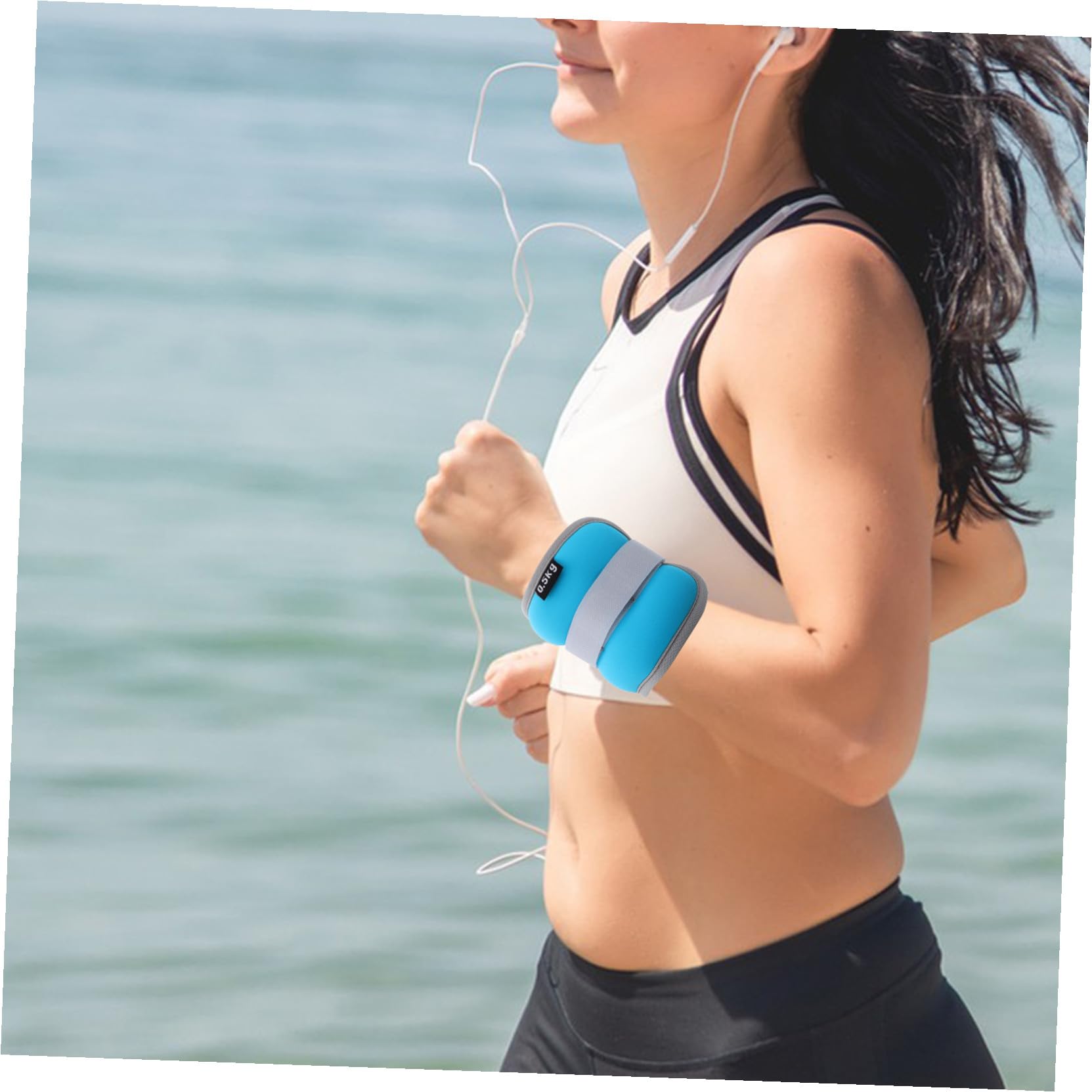Garneck 2 piezas Pesas Tobillos y Muñecas Ajustables Resistentes y Cómodas para Correr y Entrenamiento de Fuerza Gimnasio para Mujer y Hombre