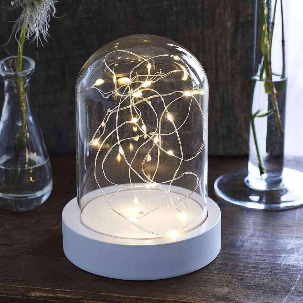 Bella Light Decoration Figure 20lamp (S) Interior LED Transparent, White – (20 Decorative Lighting Lamp (S), LED, Light Decoration Figure, Transparent, White, Glass, Indoor)