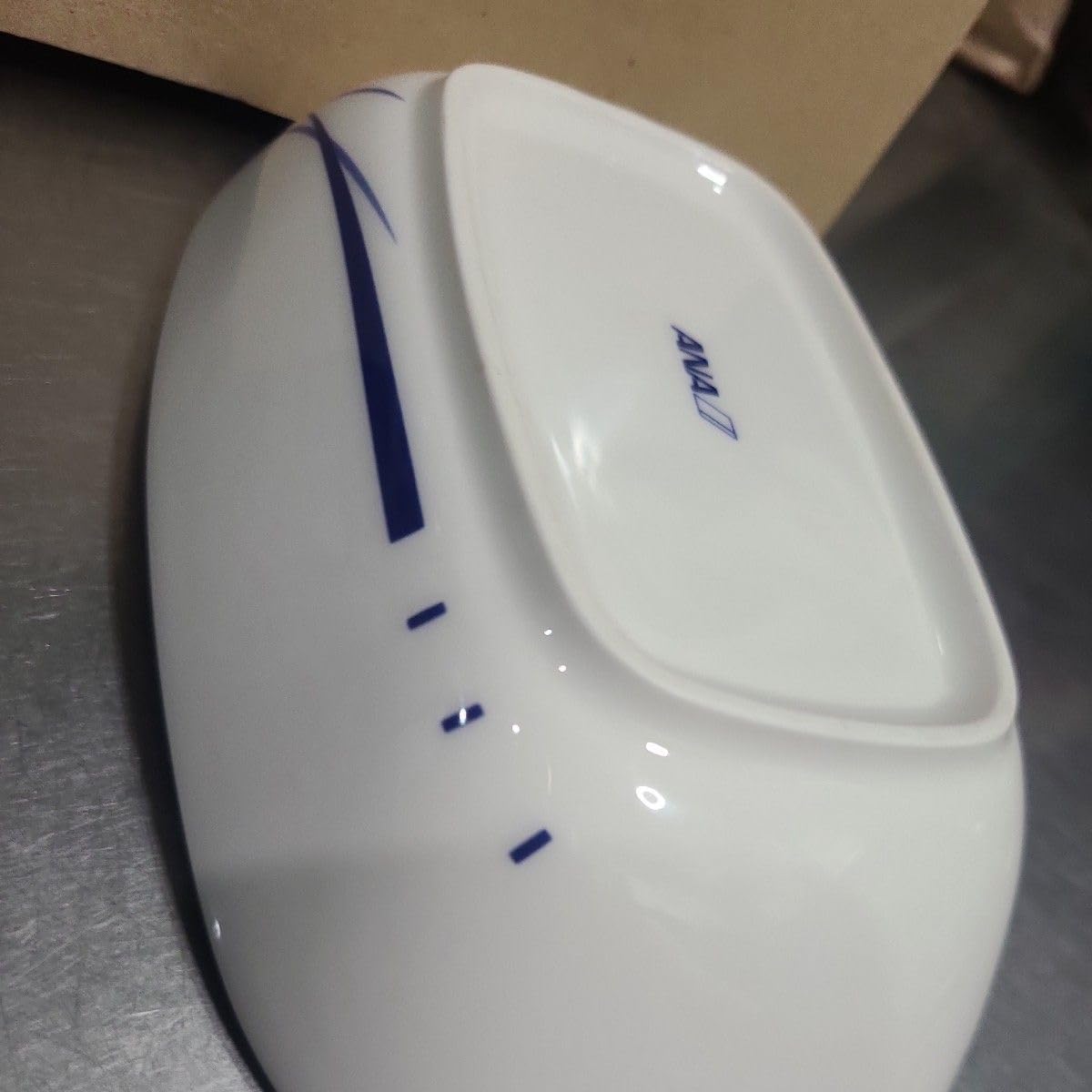 Amazon.co.jp: 全日空 ANA 機内食 陶器の器 お皿 深鉢 ロゴ入り