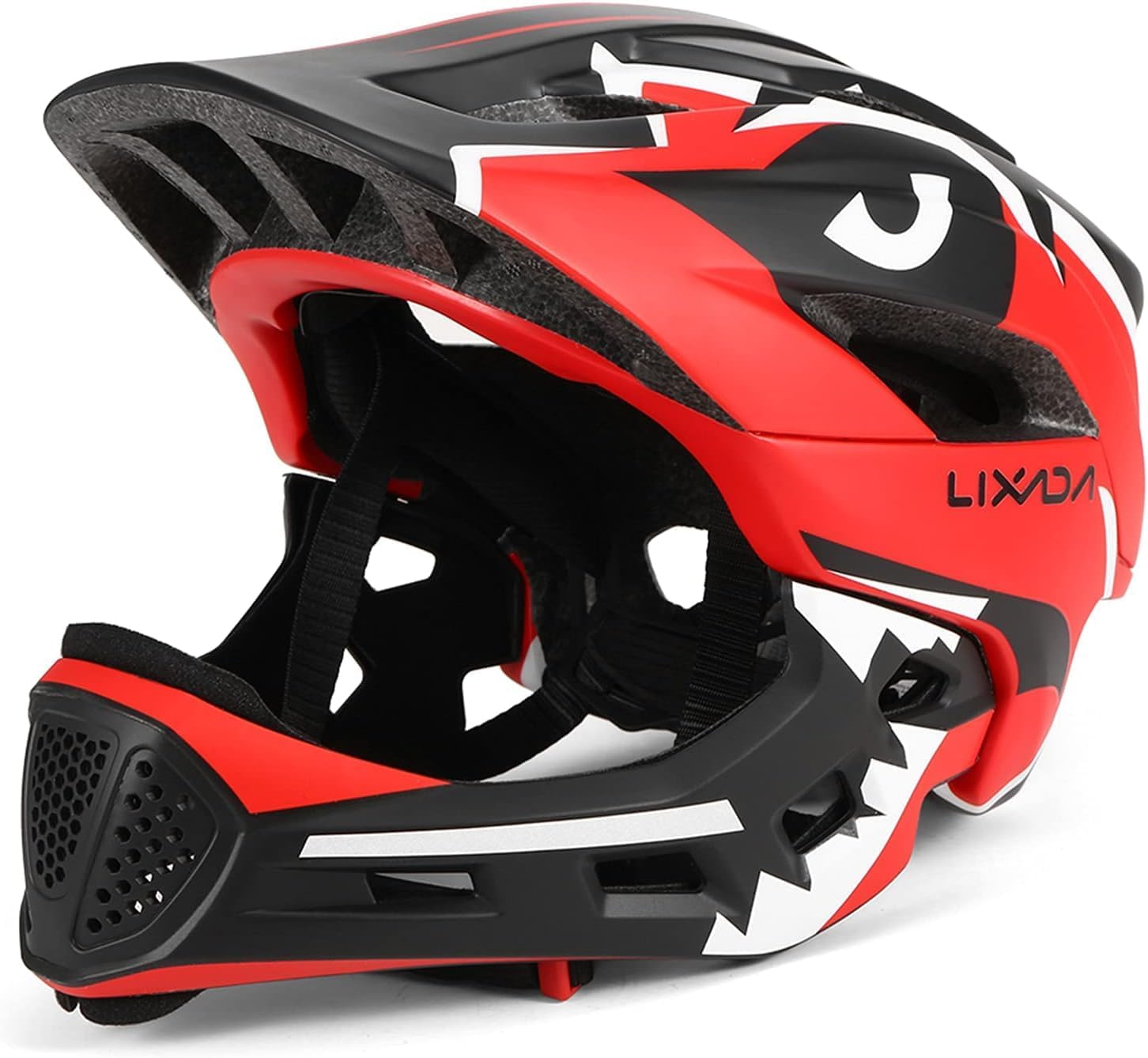Lixada Kids Bike Helmet Adjustable Detachable Full Face Helmet for Cycling Helmet for Children Bicycle