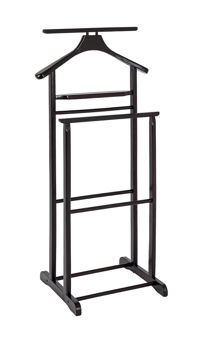HAKU Servo Muto da uomo tabacco, Legno massiccio - Dim. L 47 cm x A 102 cm x P 36 cm, Stile Tradizionale
