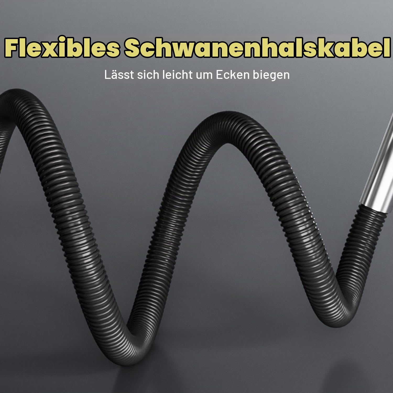 Inspektionskamera Endoskopkamera mit Licht, 6,2mm 6 LED Endoskop mit Scrollradsteuerung Zwei-Wege 210° Drehung, IP67 Wasserdicht Rohrkamera Kanalkamera für Android & iOS (3,3FT/1M)