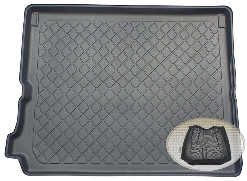 Z3290897 Gummierte Kofferraumwanne fahrzeugspezifisch + Klett-Organizer (Laderaumwanne, Kofferraummatte)
