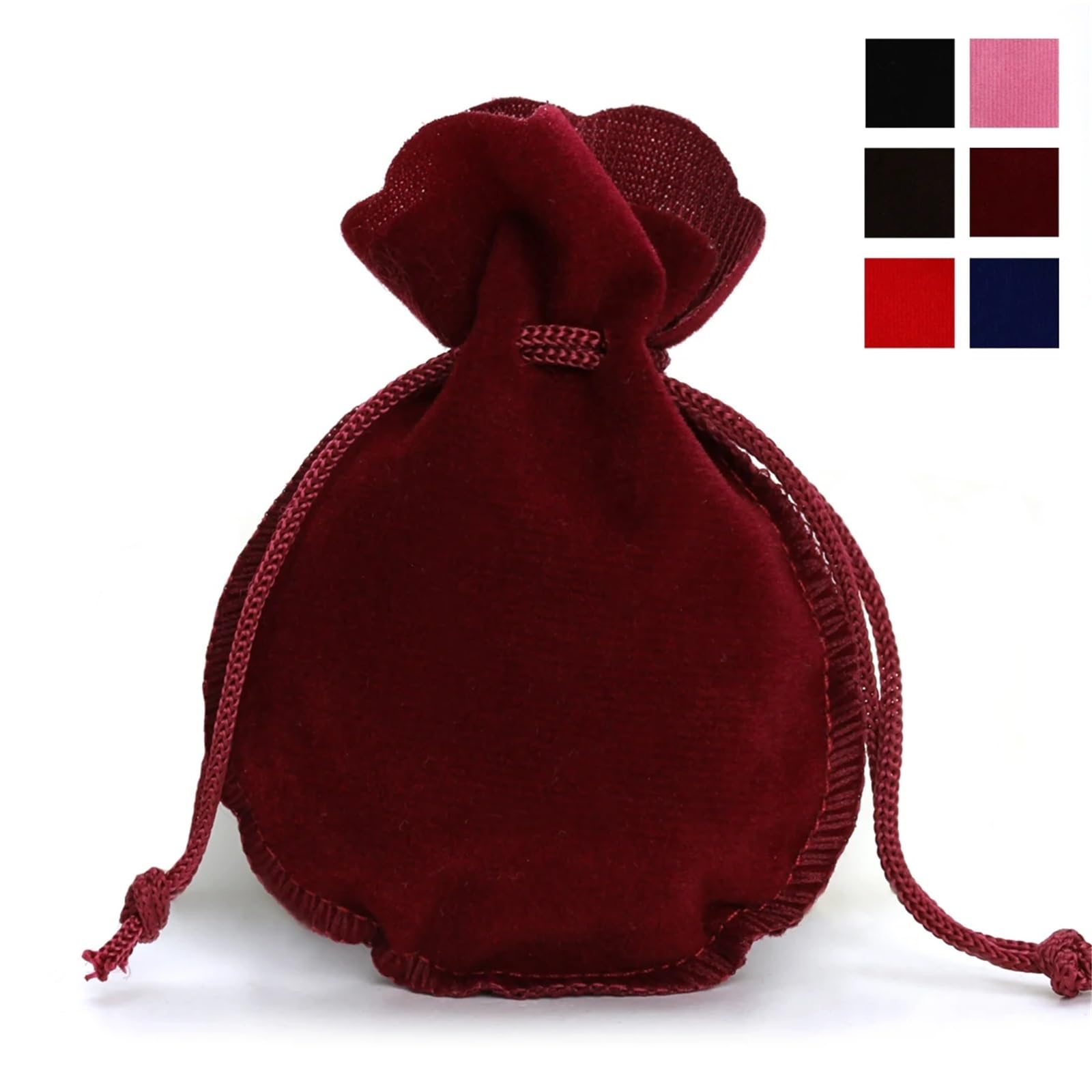 Schmuckbeutel 200 Teile/los Samt Kordelzug Geschenke Taschen Kürbis-Förmigen Schmuck Lagerung Beutel Party Tragbare Geschenk Drawable Verpackung