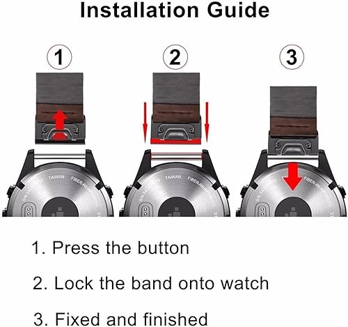Miniatura 7 de Correas de reloj de nailon de liberación rápida para Garmin Fenix 7 X 7 6 6X Pro GPS 5 5X 3HR Descent Mk1 Mk2 correa 22 1.024 in (tamaño  para
