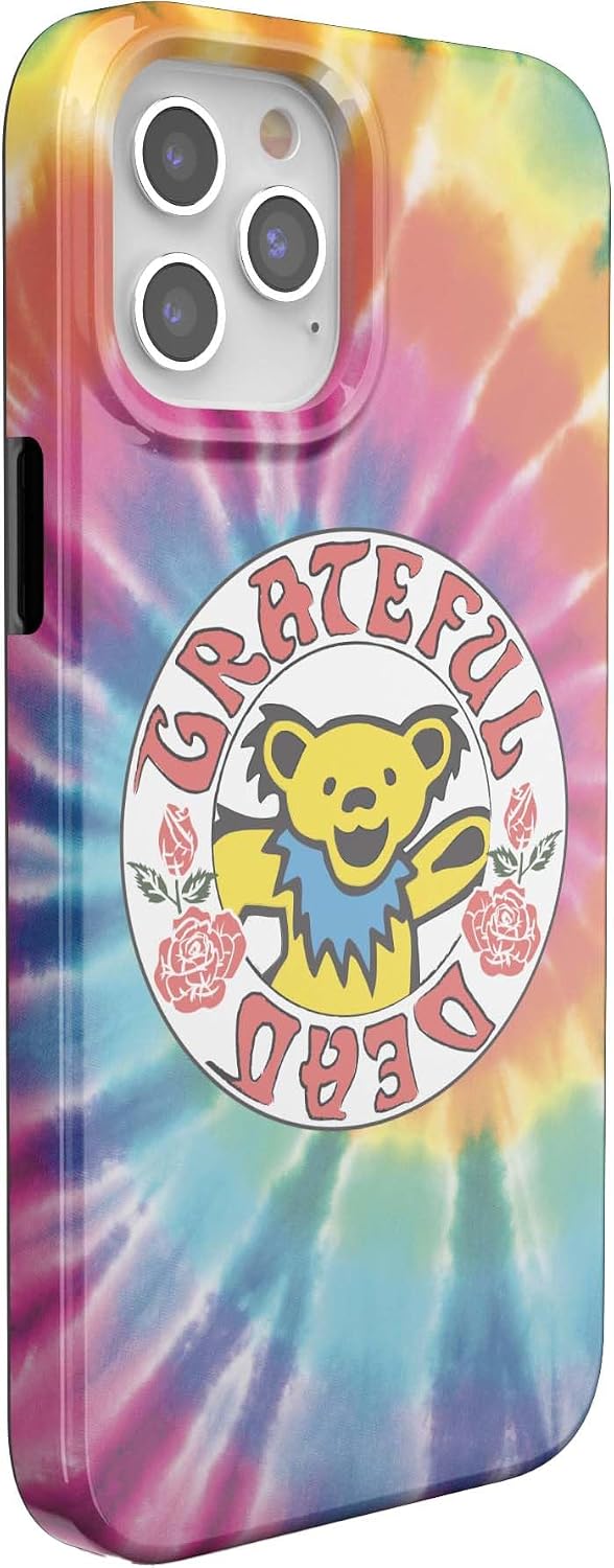Casely iPhone 12 Pro Max Case | On Tour | Grateful Dead Tie Dye Sticker | Classic Ultra Slim Design
