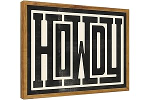Howdy Wall Art-Charming Western Art for Southern Living Spaces
