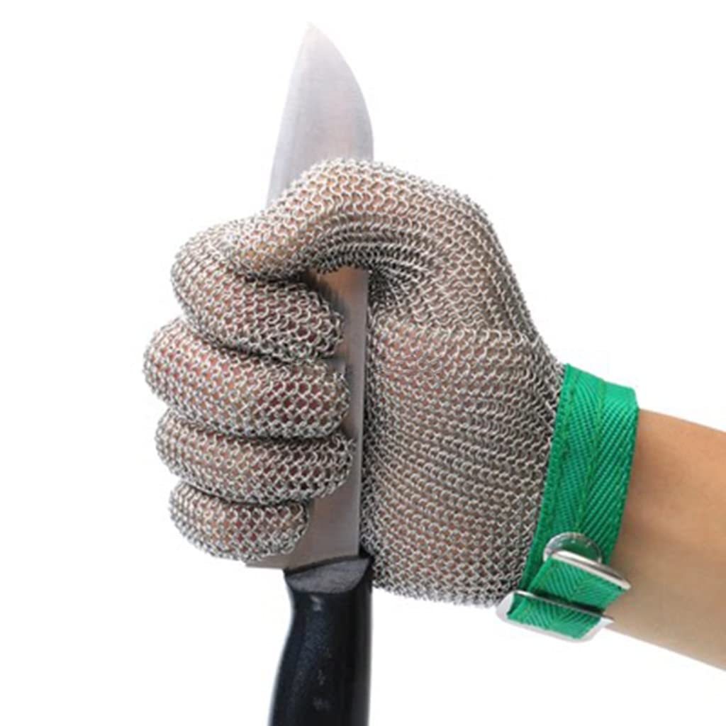 Guantes de Trabajo Anticorte Procesamiento de alimentos Guantes anticorte, guantes de trabajo de seguridad cómodos y antideslizantes, manos izquierda derecha Universal ( Size : A pack of one/XXL )