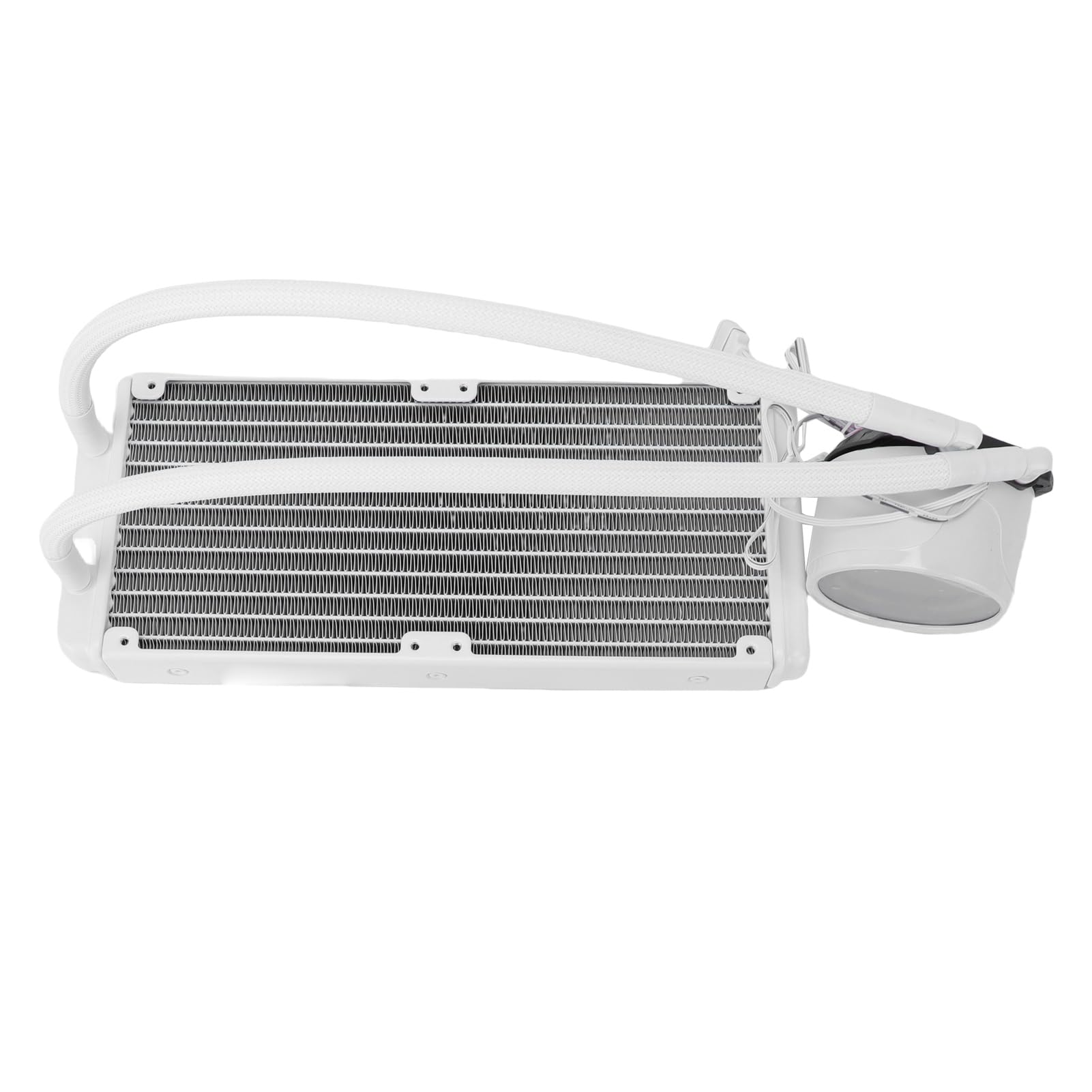 Fockety Raffreddatore CPU a Liquido ARGB, di Raffreddamento a Liquido AIO da 240 Mm con Schermo LCD da 2,2 Pollici Display della Temperatura Doppie Ventole PWM Funzionamento Silenzioso Tecnologia a