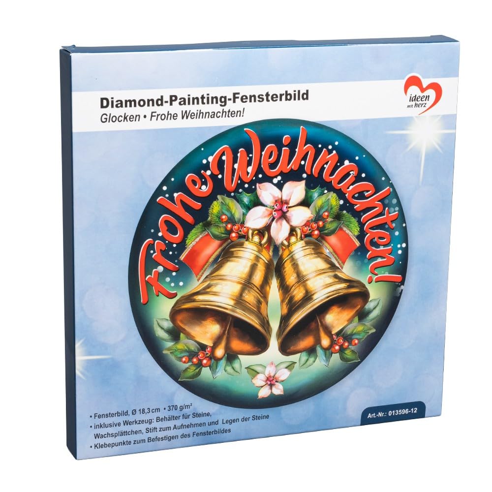 Quadro Diamond Painting Per Finestra - Doppia Faccia Con Uccellino E Cinciallegra, 20 Cm Diametro - Foto 13