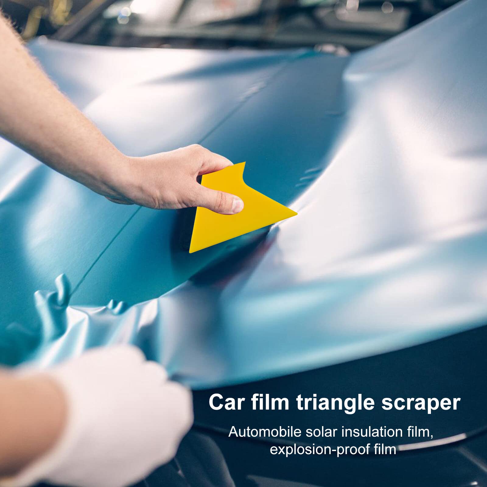 Raschietto A Lama 4 Pollici Con 10 Lame Di Ricambio | Per Rimuovere Adesivi, Carta Da Parati E Vernice - Foto 5