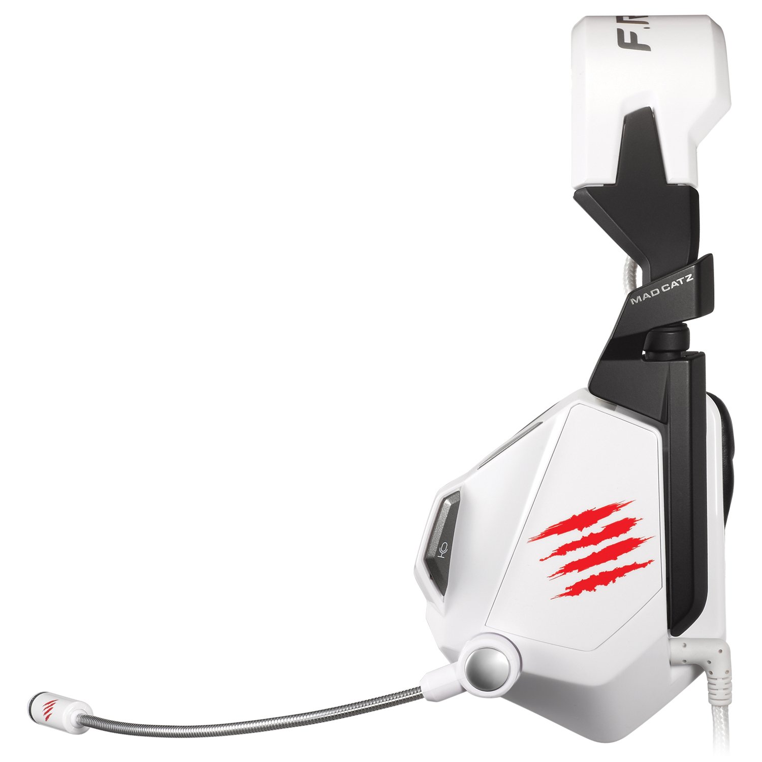 Mad catz Cyborg F.R.E.Q.5 Stereo Gaming Headset F - Auricular Mad Catz F.R.E.Q. 5 Blanco