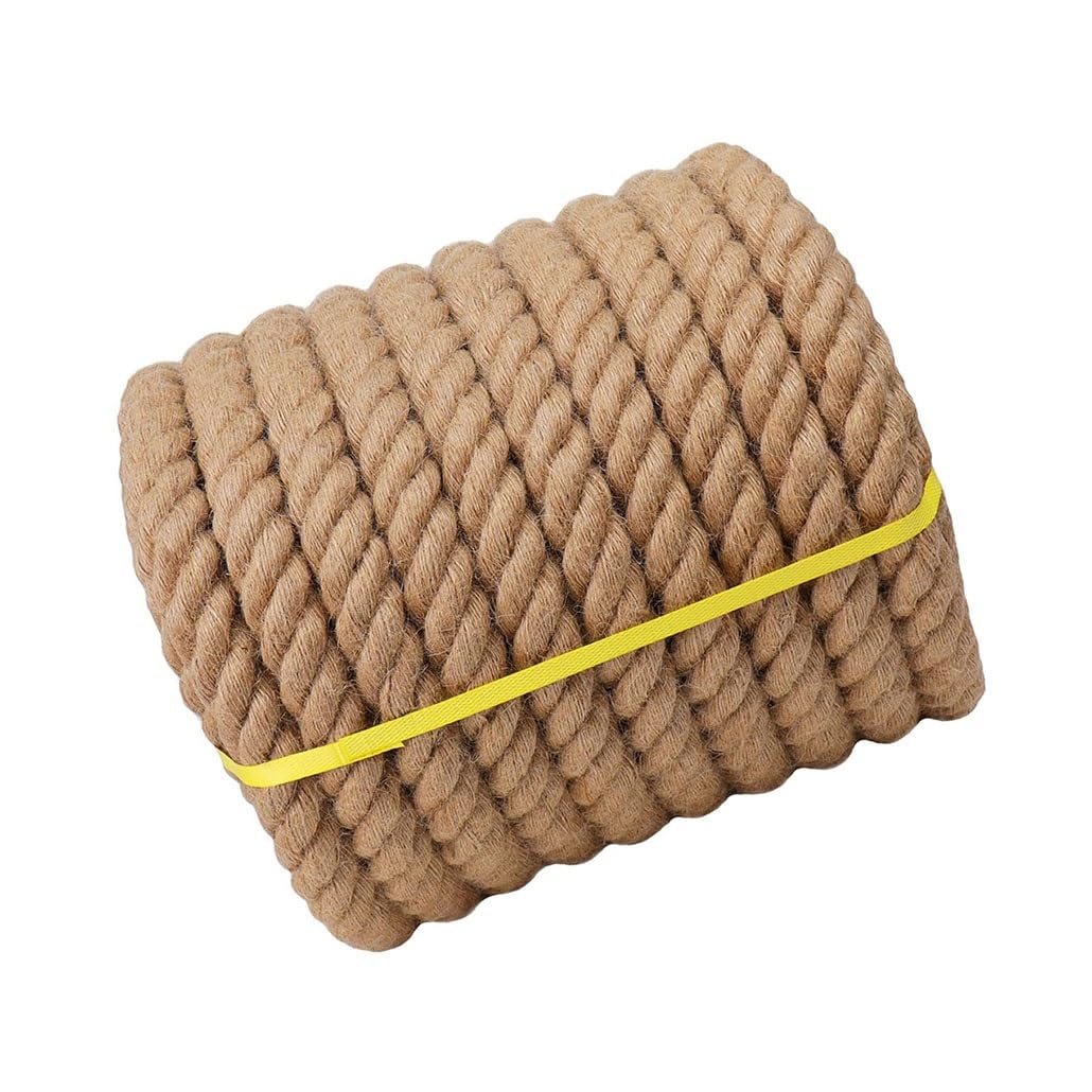 Corde de main courante 28mm 50m pour sécuriser escalier glissant et jardin