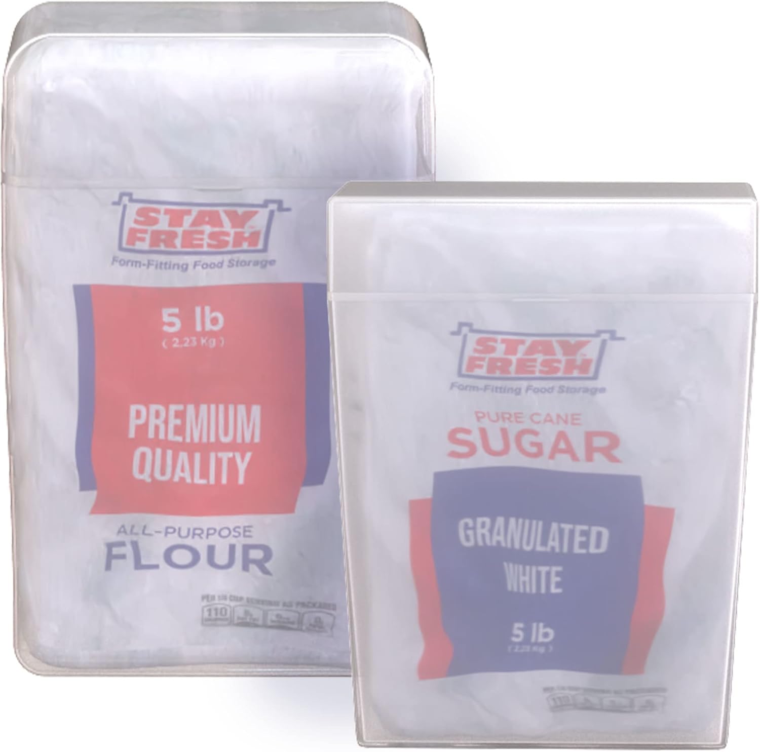 Stay Fresh Flour and Sugar Containers Kitchen Discovery
