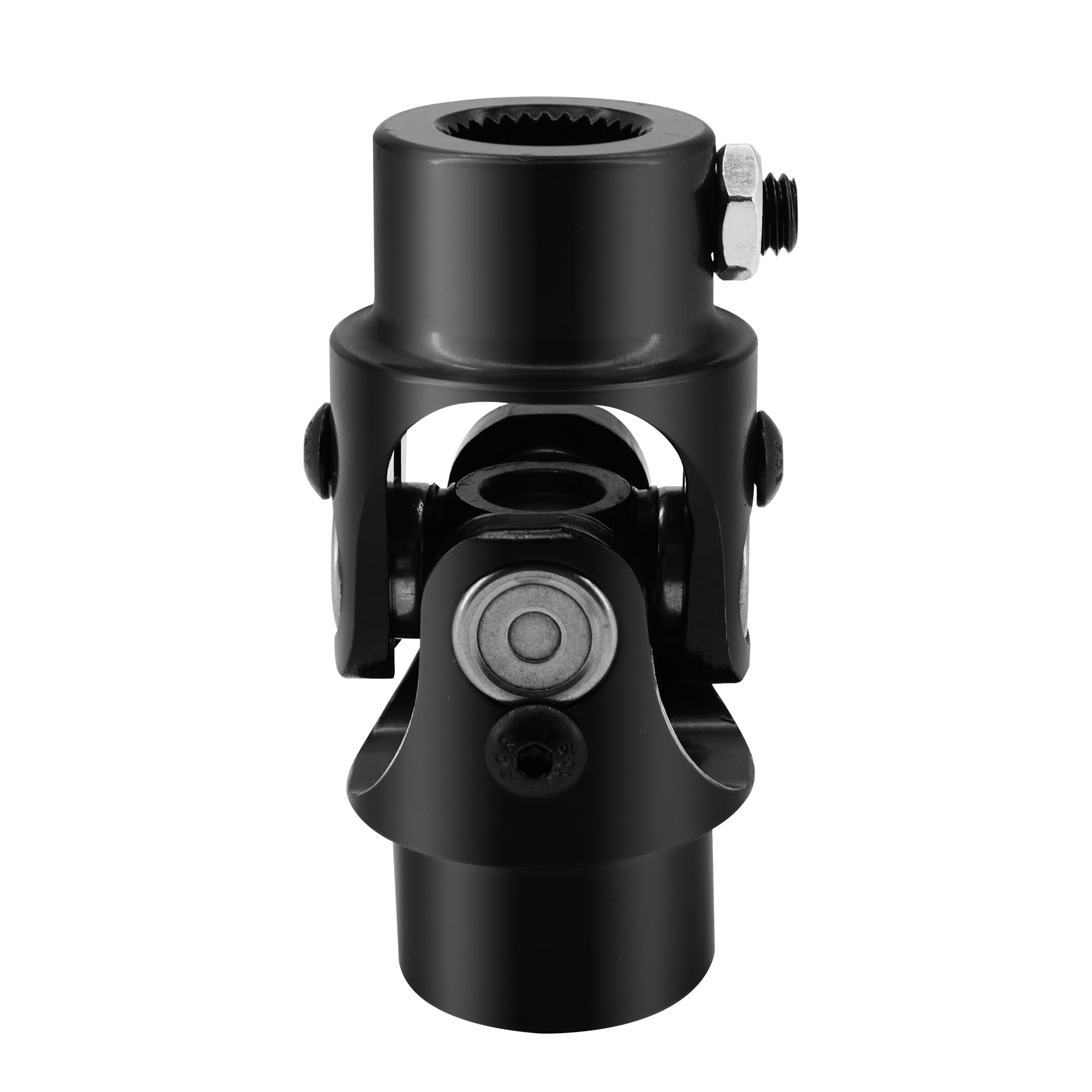 JEGS 607005 Steering U-Joint 3/4 In. DD X 1 In.-48 Spline Steel Nickel Plated Fi - Foto 6