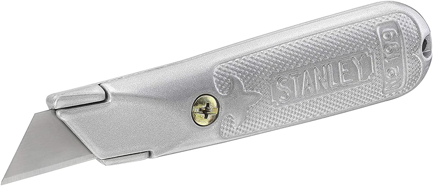 Trim Knife Fixed Blade 199E Silver 2 10 199