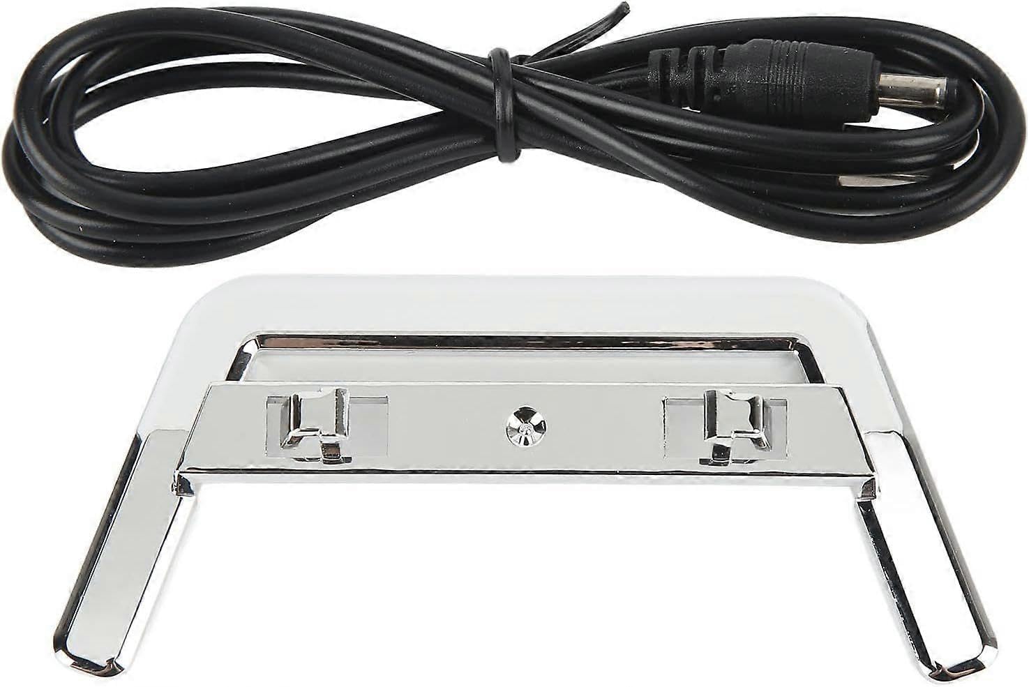 Spiegeluhr LED-Bildschirm Display Multifunktions-Digitalwecker Spiegel Zwei