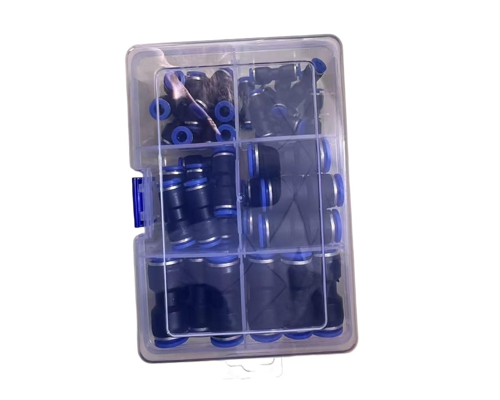 Conectores neumáticos de empuje para instalaciones de aire comprimido y talleres
