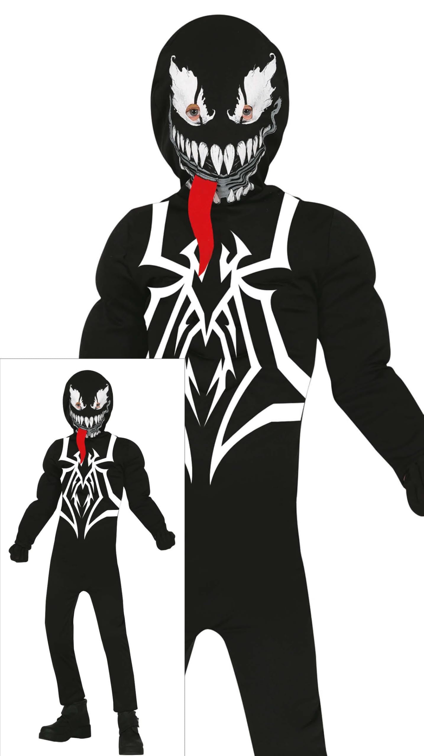 FIESTAS GUIRCA Alien Superhero Boys Fancy Dress Costume - Spider Villain Kids Costume - Boys Halloween Costumes Age 3-4 Years