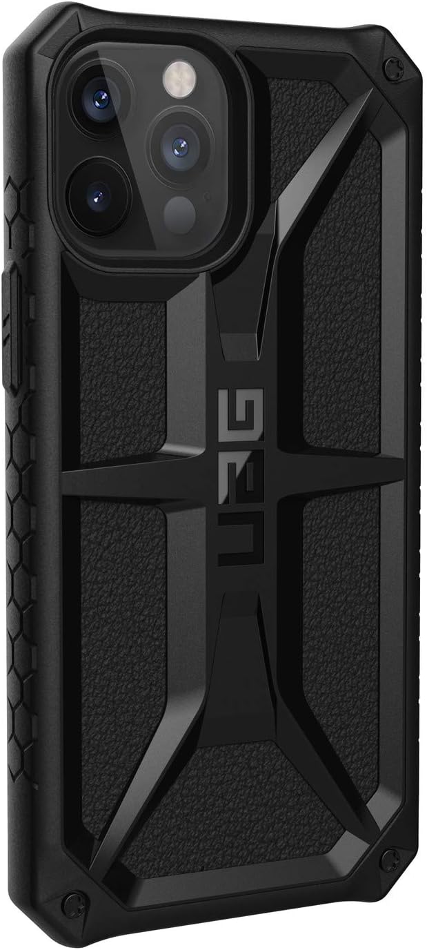 URBAN ARMOR GEAR UAG-IPH20L-P-BK Shockproof Case for iPhone 12 Pro Max (6.7) 2020, Black