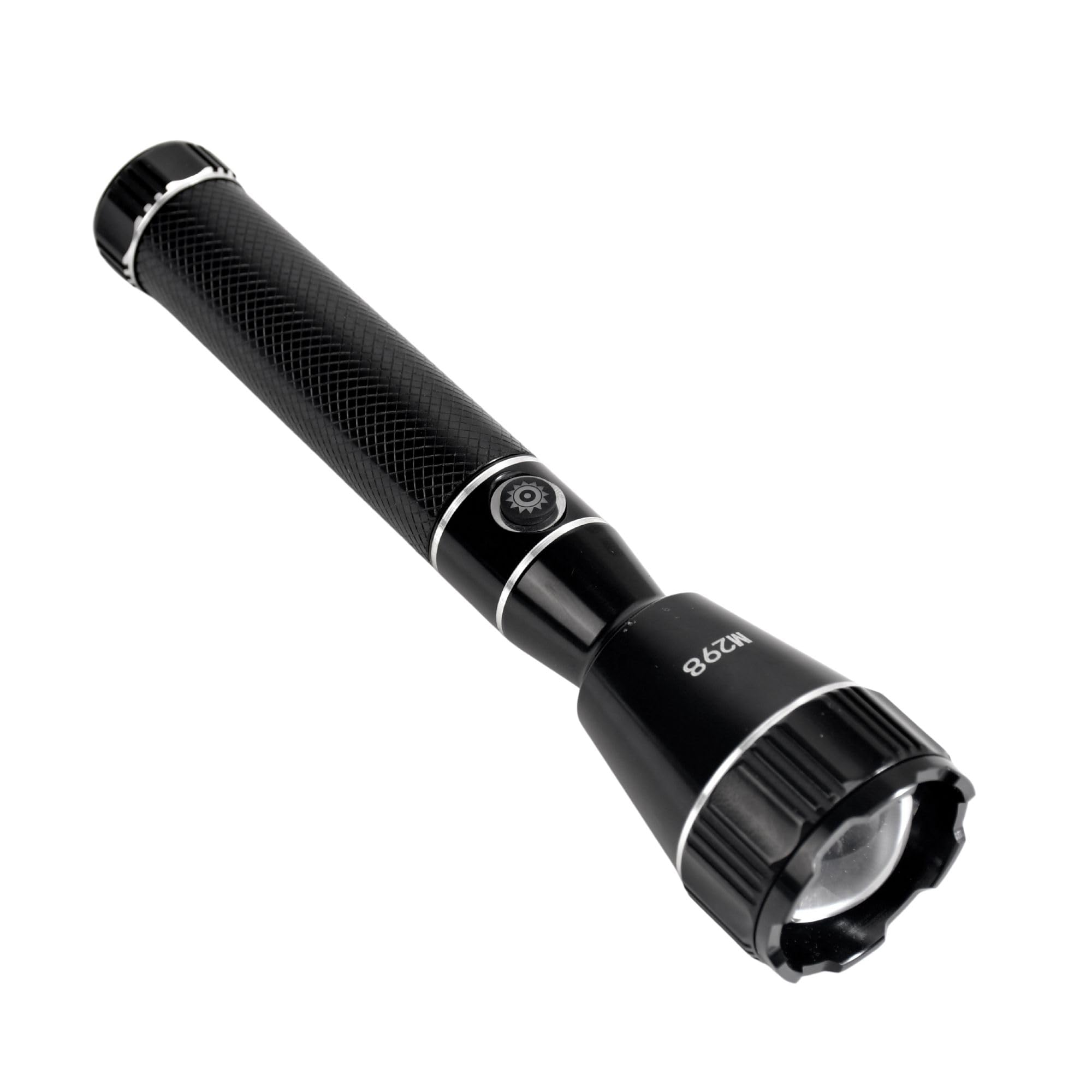 MZ M298 (Rechargeable LED Metal Torch) Zoomable Super Bright 150W