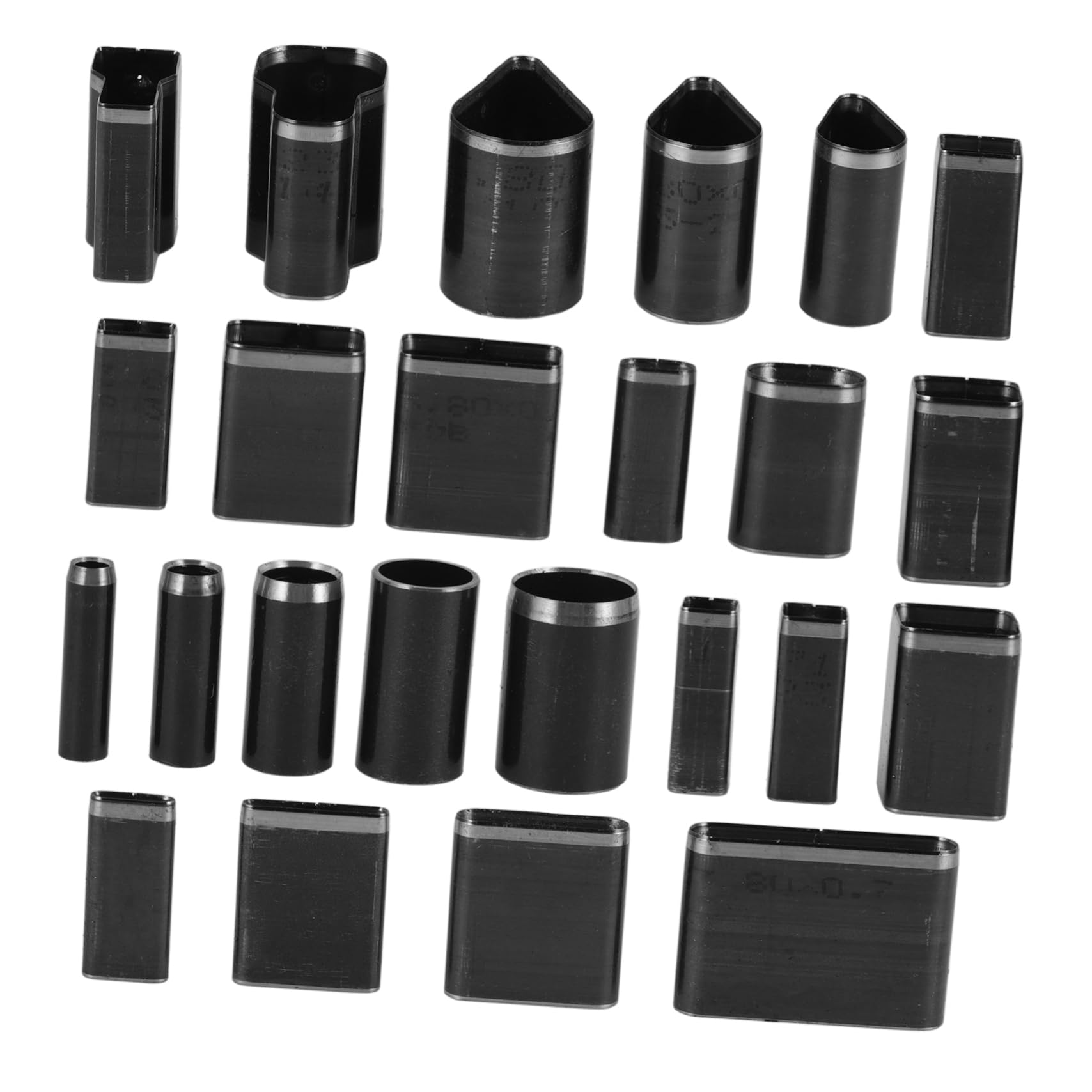 SHINEOFI 120piezas Herramientas De Cuero Punzones De Agujero De Cuero Herramienta De Perforación Para Kit De Perforación De Patrones Para Cinturones y Proyectos Creativos
