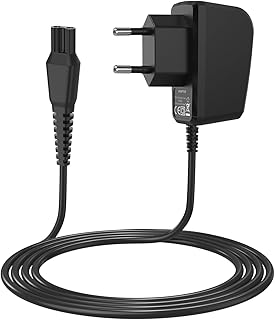 15V Cargador máquina Afeitadora eléctrica para Philips Norelco hq8505 7000 5000 9000 3000, MG7770, QP6530, QP6520, MG7720, BG5020 Regolabarba Uomo, Aquatec, Arcitec,Cable carga para cortadora Cabello