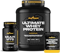 BigMan Ultimate Whey Protein Pack 2 kg + Multi Vits Beads 30 Caps + Samples (CHOCOLATE) | Increases Muscle Growth | Intense Workouts | Maximum Assimilation