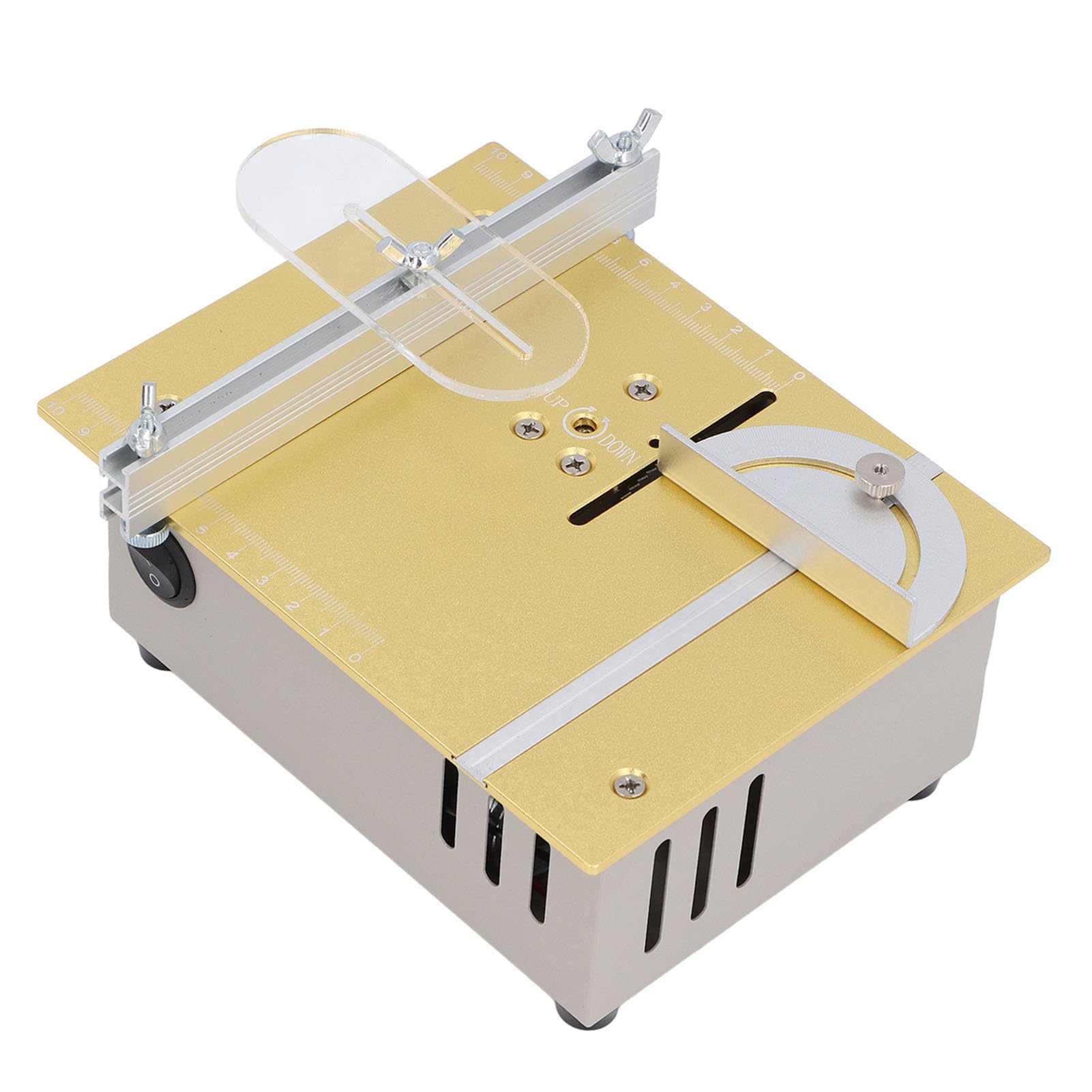 Mini-Desktop-Elektro-Sägeschneider, Kompakter, Leichter Multifunktionsschneider mit 7-Gang-Steuerung, Ideal für Holzbearbeitung, Dekoration, Modellbau und Kunsthandwerk