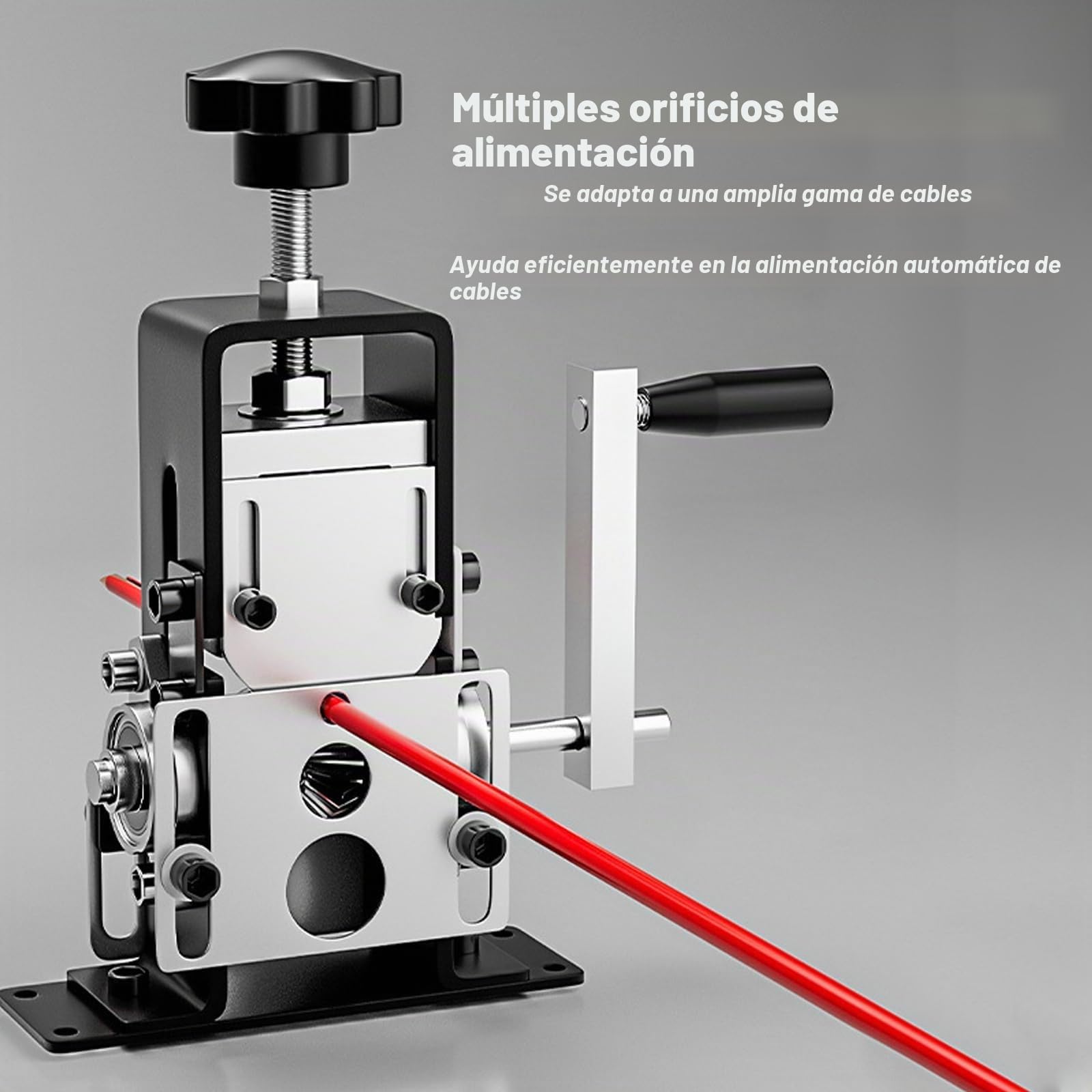 Maquina Pelacables Electricista Cobre, Pelacables Automático con Manivela, Pelacables Manual Adecuado para Cables de 1-25 mm, Pela Cables de Electricidad para Cobre y Chatarra