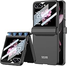 NATNAV Cover per Samsung Galaxy Z Flip 6 Custodia con Cerniera Magnetica e Protezione per lo Schermo Custodia Antiurto All-Inclusive per Galaxy Z Flip 6 (Nero)