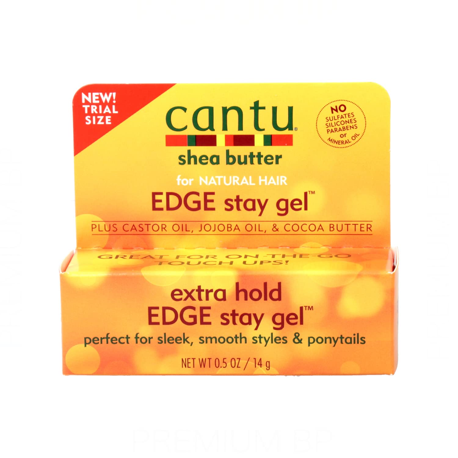 CANTUShea Butter Edge Stay Gel 0.5 Ounce Extra Hold (14ml)