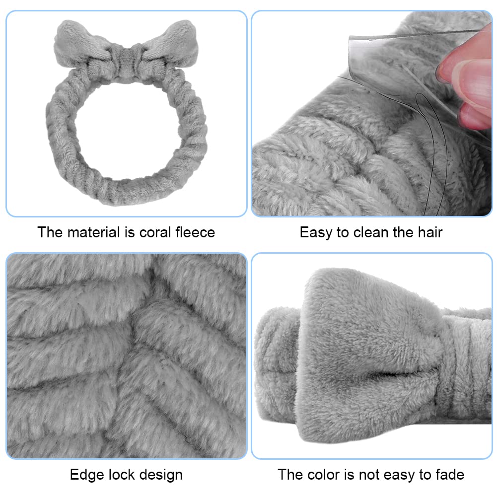 VELSCRUN Fasce per capelli spa per lavare il viso, fascia per