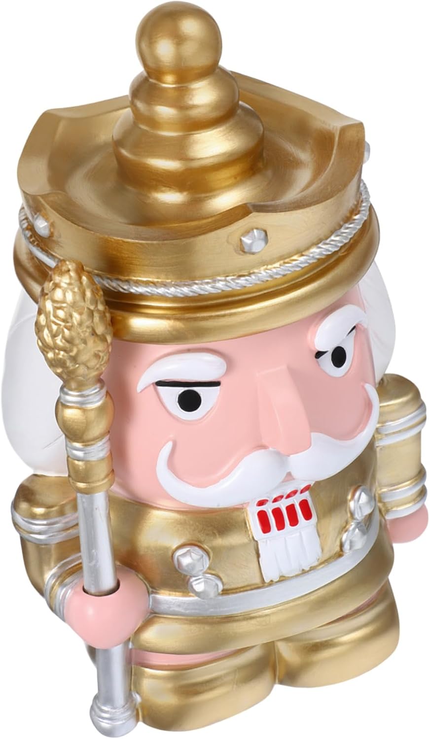 YARNOW Nutcracker Piggy Bank for Cute Money Saving Box Decorative Coin Bank Portable Cash Savings Container for for Boys Compact Design