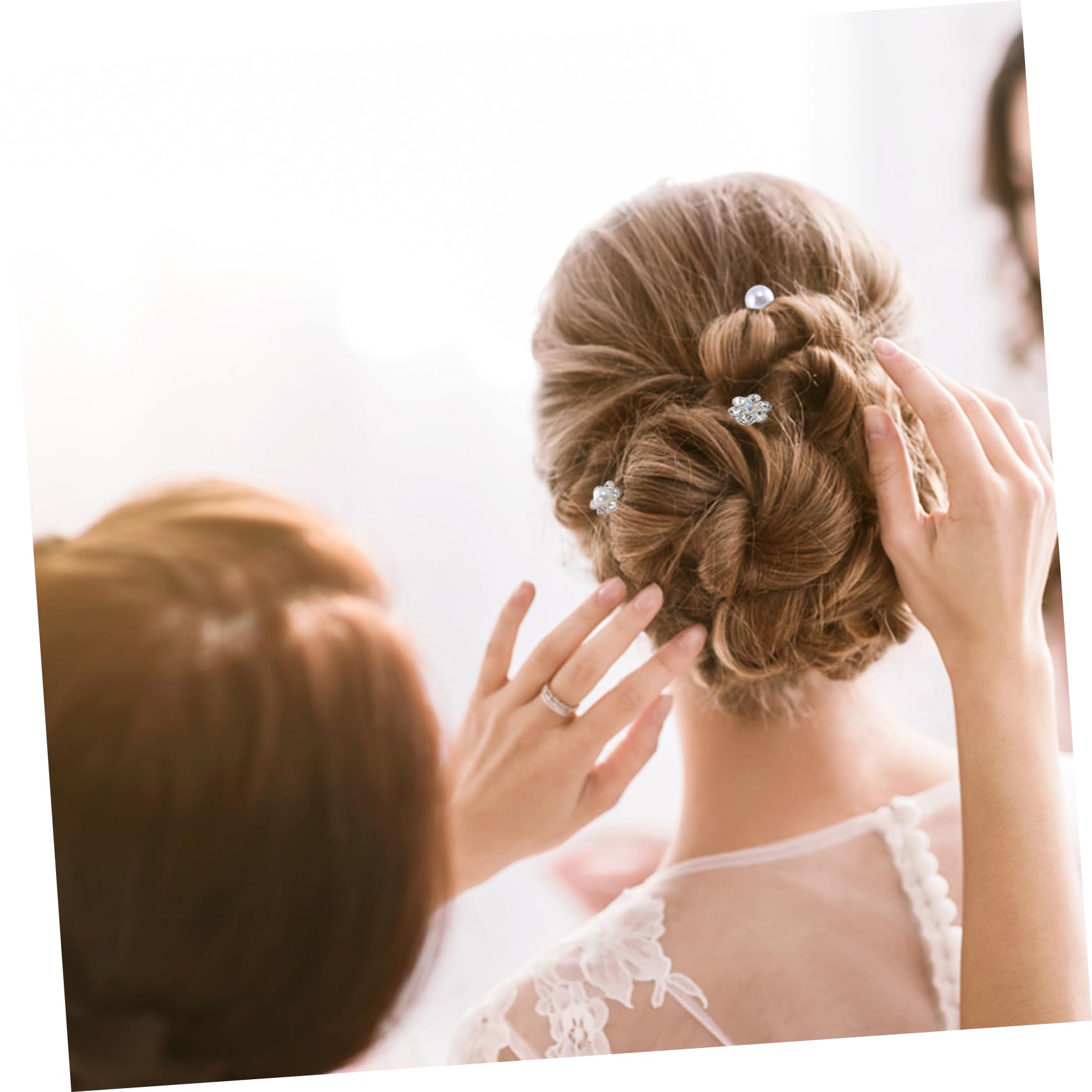FRCOLOR 180 fermagli per capelli a spirale, fermaglio per capelli, per capelli da sposa, per capelli