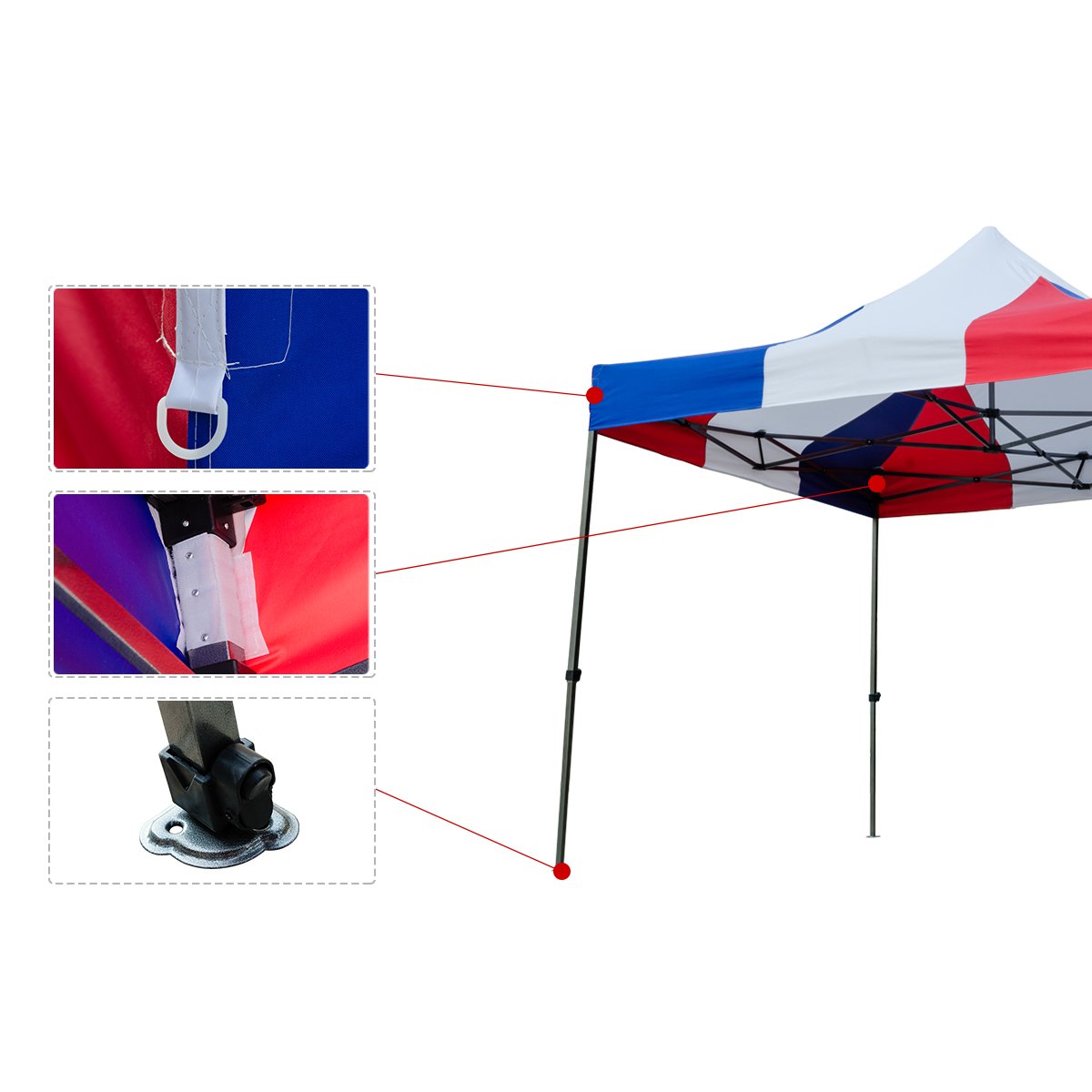 französisch zelt Topgoods Falt Pavillon 3 x 3 M Gartenzelt Faltzelt Faltpavillon Partyzelt Flagge (3030D-FR) gg:150 kg Color:3X3  Green Klarstein SwiftFrost 12L Mobiler
