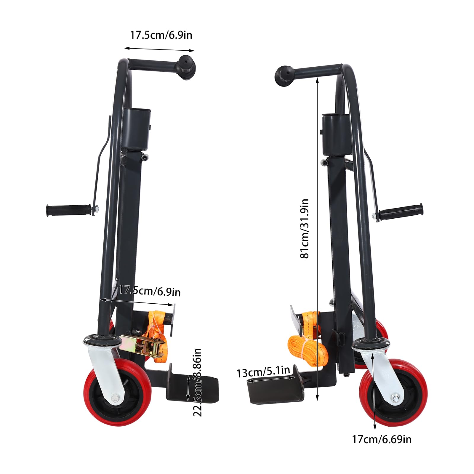 Funiture Handling Tool, Heavy Duty Moving Tool 1100Lbs 360°Swivel Casters Trolley Manual Furniture Move Tool for Moving Offices Warehousing and Logistics Furniture Stores Furniture Factories