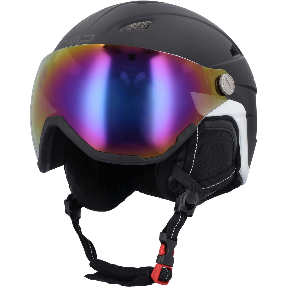 CMP, Casco da sci Wa-2 con visiera, Nero, M